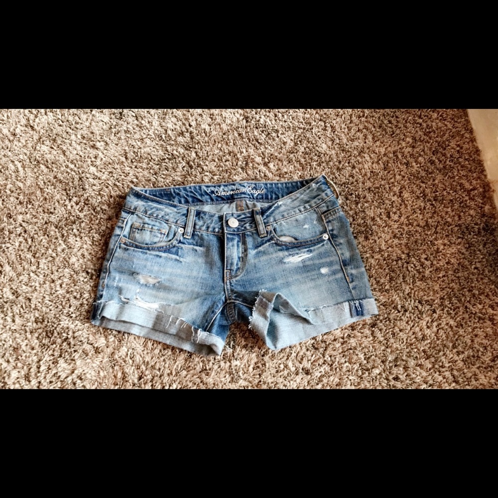 American eagle denim shorts